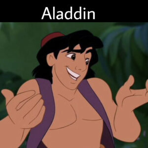 Aladdin Smiling