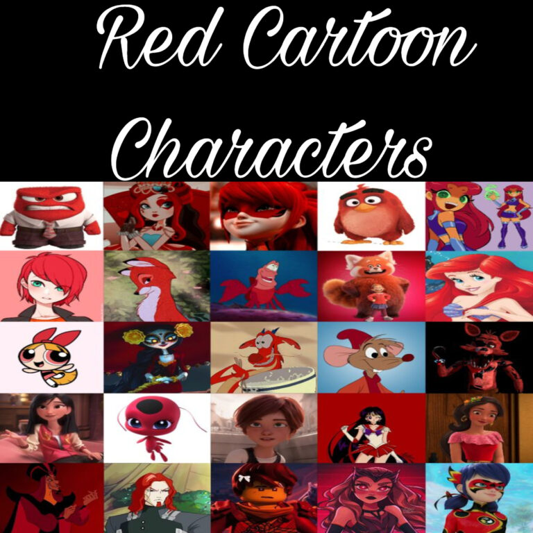 50 Red Cartoon Characters: Delightful Adventures Await