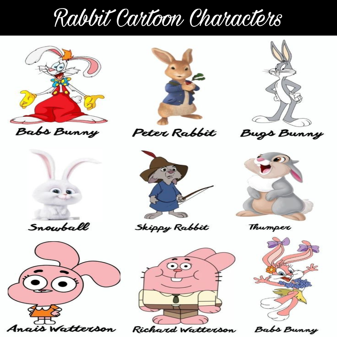 40+ rabbit cartoon characters ultimate beloved